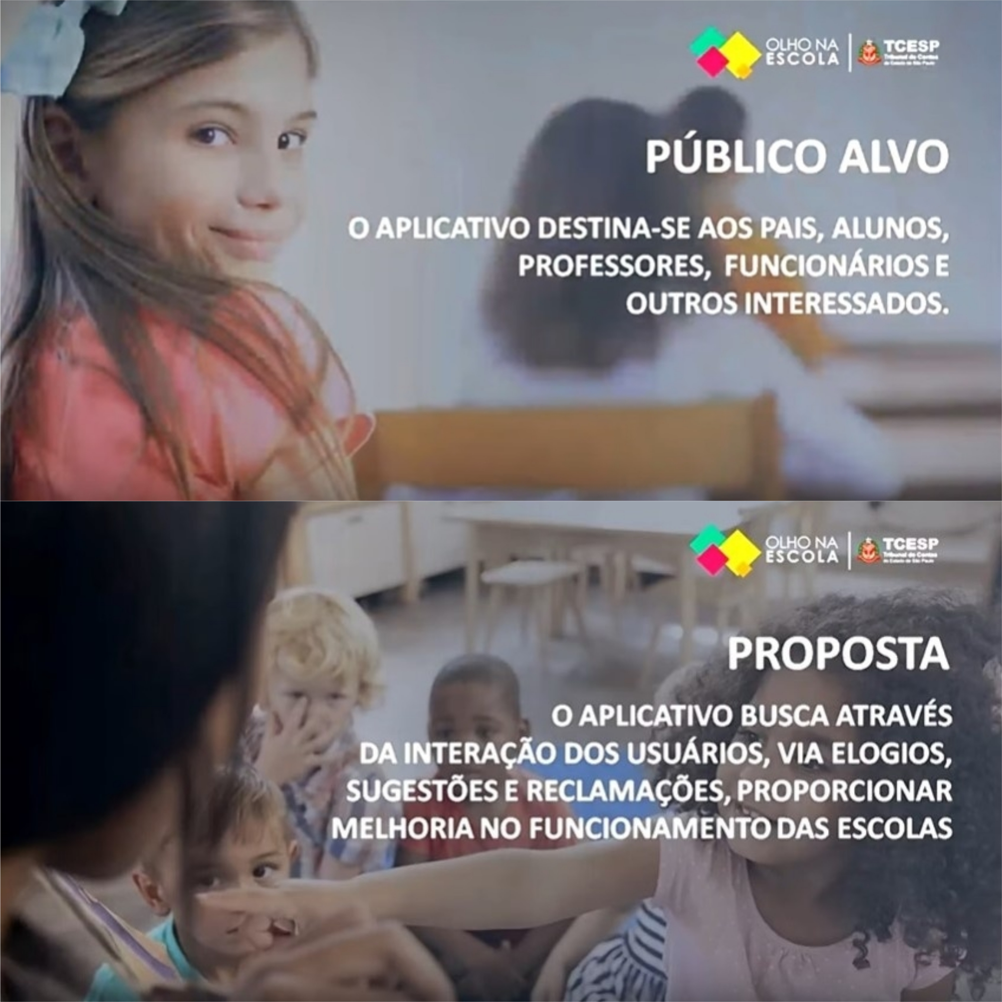 Aplicativo “Olho na Escola”