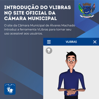 Câmara Municipal introduz VLibras para promover acessibilidade online