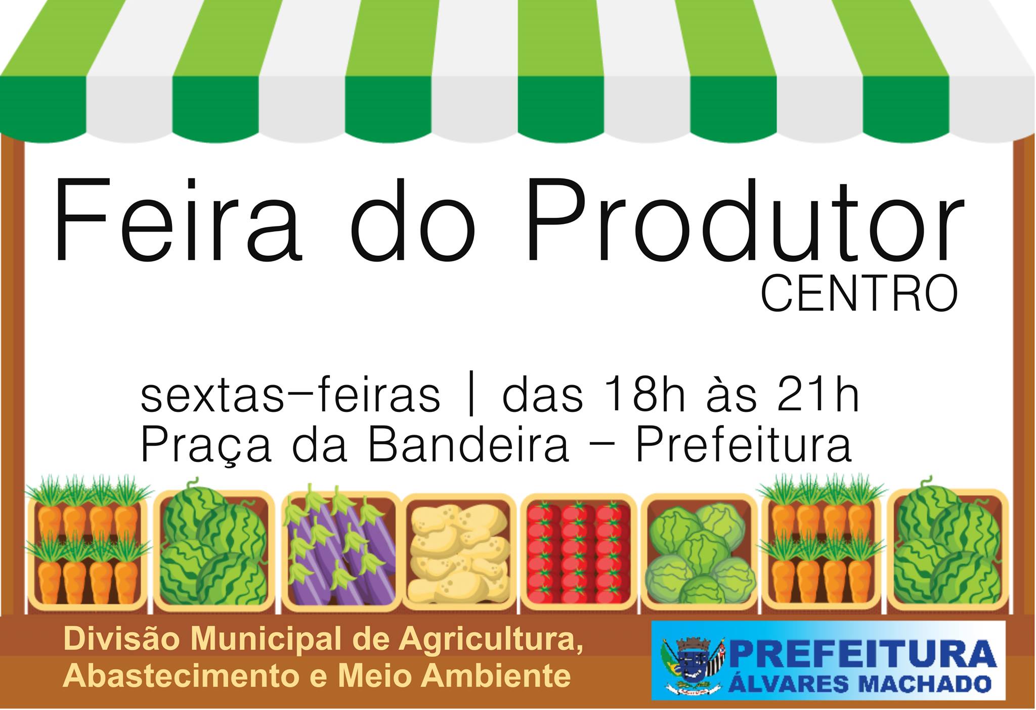 Feira do Produtor Rural acontecerá hoje