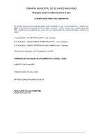 PROCESSO SELETIVO SIMPLIFICADO Nº 01/2021
